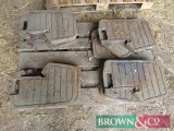 Set of 11 front Tractor Weights