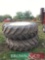 1 x Pair 520/85R42 Tyres and Rims to suit New Holland Tractor