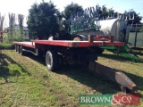 45ft artic bale trailer with bogey