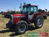 1983 Massey Ferguson 690 4wd tractor reg ND07 66Y serial B162038 + front weights. Hours 3812