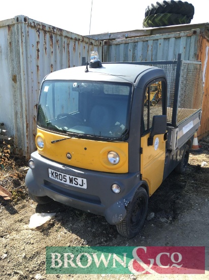 Aixam Mega 500cc diesel utility vehicle. Mileage: 10,017. MOT: June 2020. Reg: KR05 WSJ