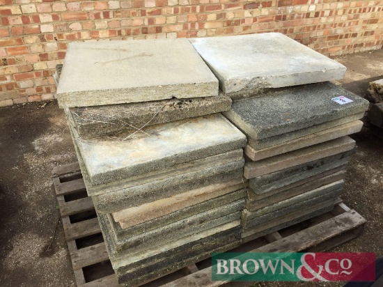 Quantity paving slabs