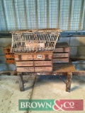 Quantity of egg crates and pig cratch