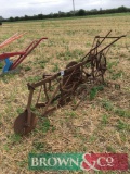 Horse drawn beet lifting plough