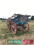 1905 North Lincolnshire wagon built for Charles Fox of Scothern, overpainted Charles Fox?s Exors