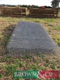 Quantity of galvanised mesh sheeting