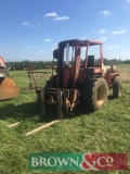 1985 Manitou MB25 forklift truck with pallet tines. Serial No: 58593 Hours: Unknown. Reg: B807 JCH.