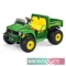 New John Deere HPX Ride-on kids electric gator. Smart Pedal Technology: coast and power brakes on