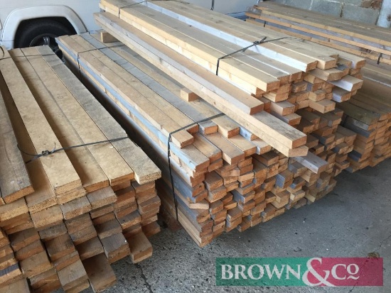 Quantity timber 195No 2.1m x 70mm x 35mm the bottom bundle in the photo. Collection from Geaves