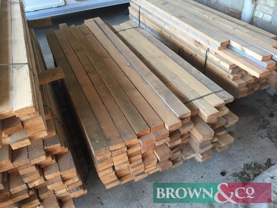 Quantity timber 110No 1.8m x 80mm x 35mm. Collection from Geaves Farm, PE27 3HG. Kindly donated by