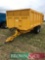 1992 Gull 12t twin axle grain trailer with hydraulic tailgate and grain chute. Serial No: 10.3810