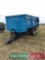 2011 Henton 12t twin axle grain trailer with hydraulic tailgate and grain chute. Serial No: 2918