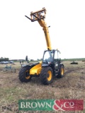 2008 JCB 531-70 Agri Super materials handler with pallet tines on 460/70R24 front and rear wheels