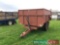 Grain trailer 8t tandem axle hydraulic tipping with extensions and manual tailgate and grain chute.