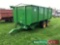1995 Brian Legg 10t tandem axle grain trailer with manual tailgate and grain chute with rollover