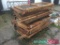 Quantity wooden panels