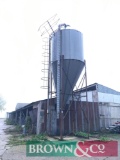 A1 Rowlands galvanised feed hopper
