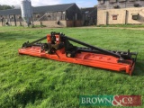 Maschio 4.5m power harrow with rear spiral roller, restored early 2019