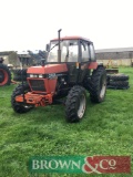 1987 Case International 1394 4wd Hydra-Shift tractor with 2 manual spools and front weight carrier