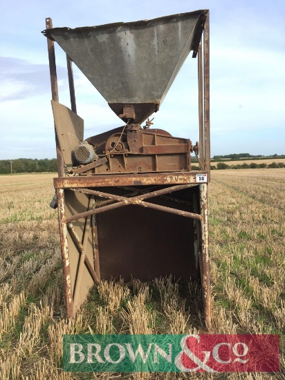 Bentall roller mill on stand