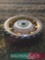 Pair 8.3-44 row crop wheels and tyres