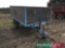 6t single axle wooden trailer, manual tailgate and grain chute