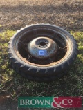 Pair of 6.00-36 wheels and tyres