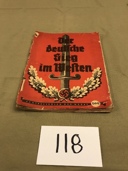 German publication on the invasion of the western countries 1940