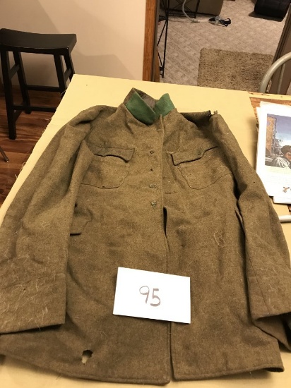 German POW work jacket missing some buttons