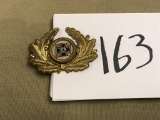 Imperial German Veteran's league visor wreath pin