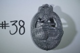 Silver panzer assault badge