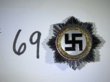 German cross in silver badge