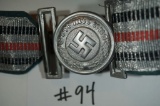 Nazi dress police belt and buckle set