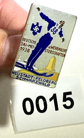 German ski competition badge