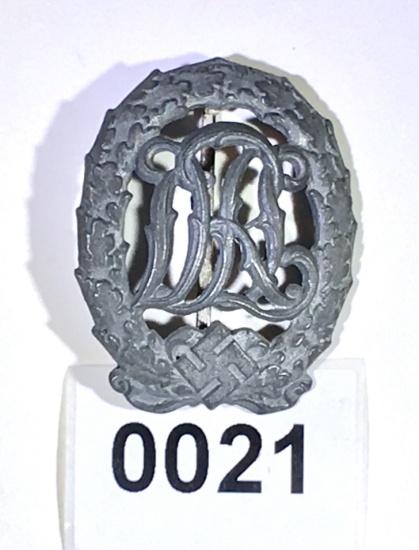 silver DRL sports badge