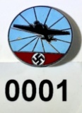 Nazi air defense enamel pin