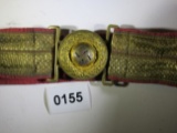 Nazi fireman brocade belt & bucklet