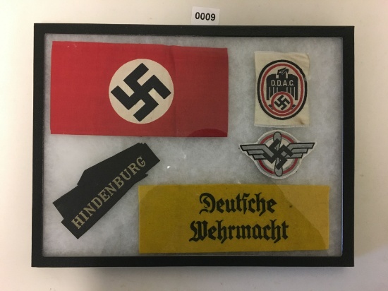 Nazi armband and patch lot. All items in lot photos are included.