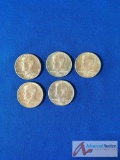 5-1964 Silver Kennedy Half Dollars