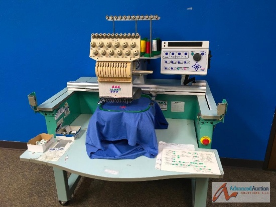 Single Station Embroidery Machine