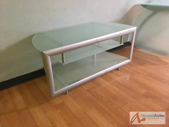 Glass Media Console