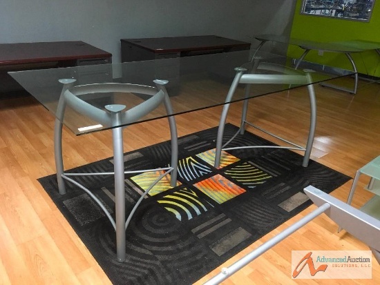 High Top Glass Confrence Table