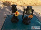 Coleman Ice chest/ 2 new lanterns