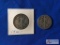 2- 1936 Walking Liberty Silver 1/2 Dollar