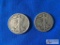 2 1945 Walking Liberty Silver 1/2 Dollars