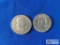 1962 and 1963 Franklin Silver 1/2 Dollars