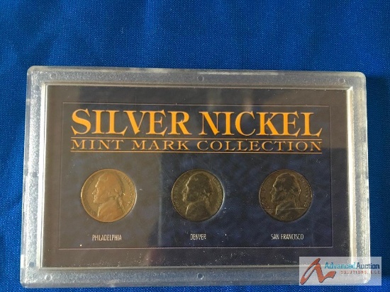 Silver Nickel Mint Mark Collection