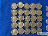 25 1960-1964 Roosevelt Dimes