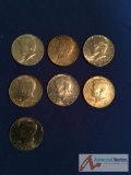 1964-1969 Consecutive years. Plus Bicentennial Kennedy 1/2 Dollars