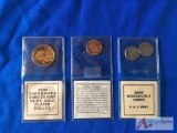 Sacagawea Dollar, Roosevelt Dime, Lincoln memorial cent